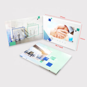 10.1 inch soft cover video brochure card