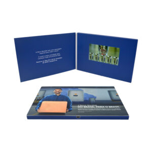 5 inch soft cover video brochure