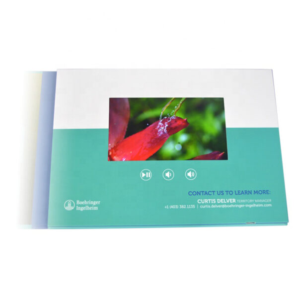 5 inch hard cover video brochure - Image 3