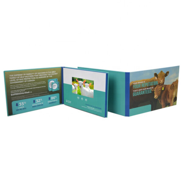 5 inch hard cover video brochure - Image 4