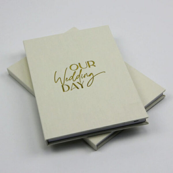 High quality hard cover 7 inch screen video brochure for wedding - Image 3