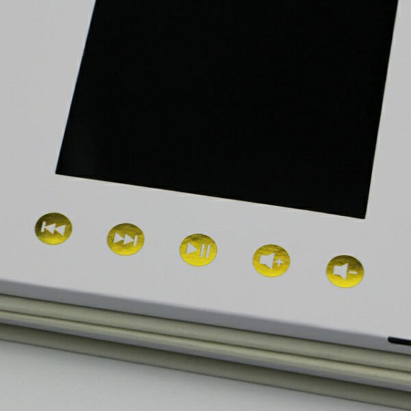 High quality hard cover 7 inch screen video brochure for wedding - Image 6