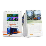 Customized 5 inch video stand holder POP display desk calendar