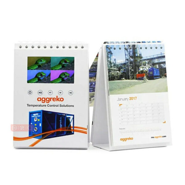 5 inch video stand holder POP display desk calendar(1) Customized 5 inch video stand holder POP display desk calendar - Image 1