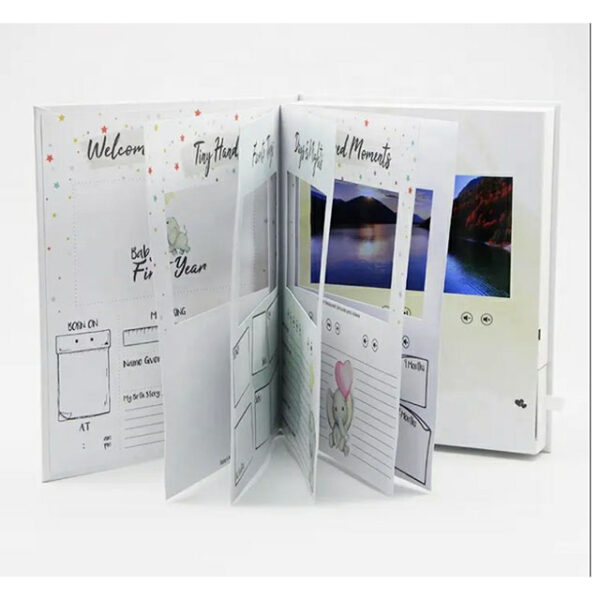 7 inch IPS screen video brochure for baby memory album - Image 3