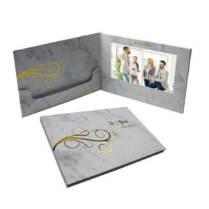 Wholesale A5 size 7 inch HD screen video brochure for party