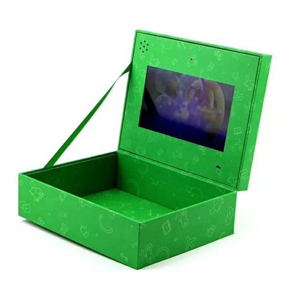 Custom different color 7 inch digital LCD HD screen video player box - Image 1