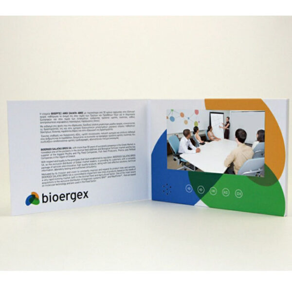New design 7 inch screen video brochure for meeting party wedding gifts - Image 4