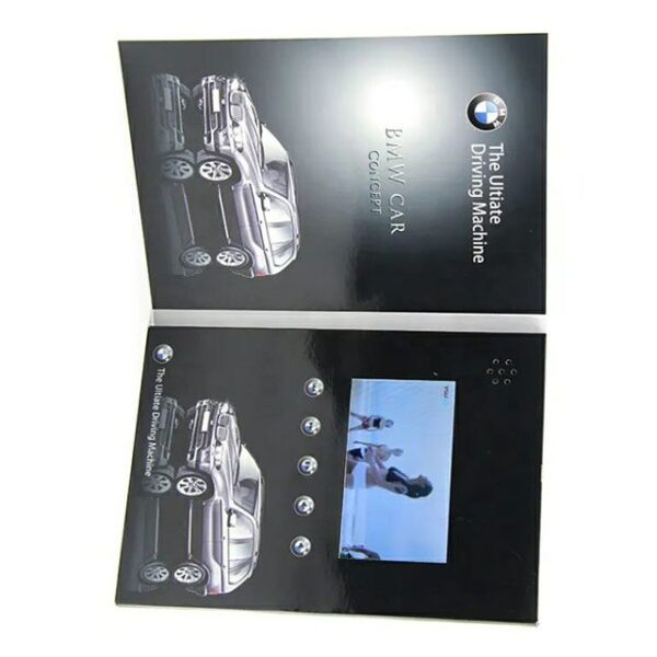 custom A5 size 7 inch digital LCD HD screen video brochure book - Image 4