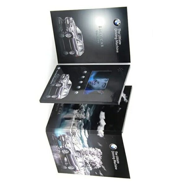 custom A5 size 7 inch digital LCD HD screen video brochure book - Image 5