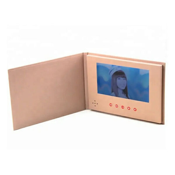 custom different color 7 inch IPS screen video brochure card for advertisement - Image 3