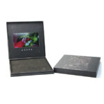 High quality handmade 10.1 inch black cardboard video gift box