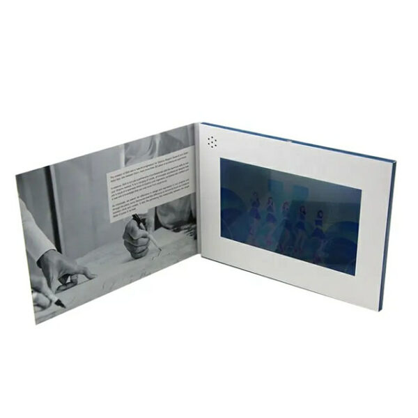 wholesale custom 7 inch digital LCD HD video brochue with soft cover - Image 3